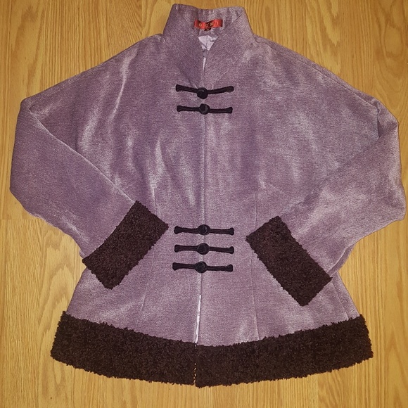 Stunning OCHI Victorian Purple Jacket Blazer EUC - Picture 3 of 12